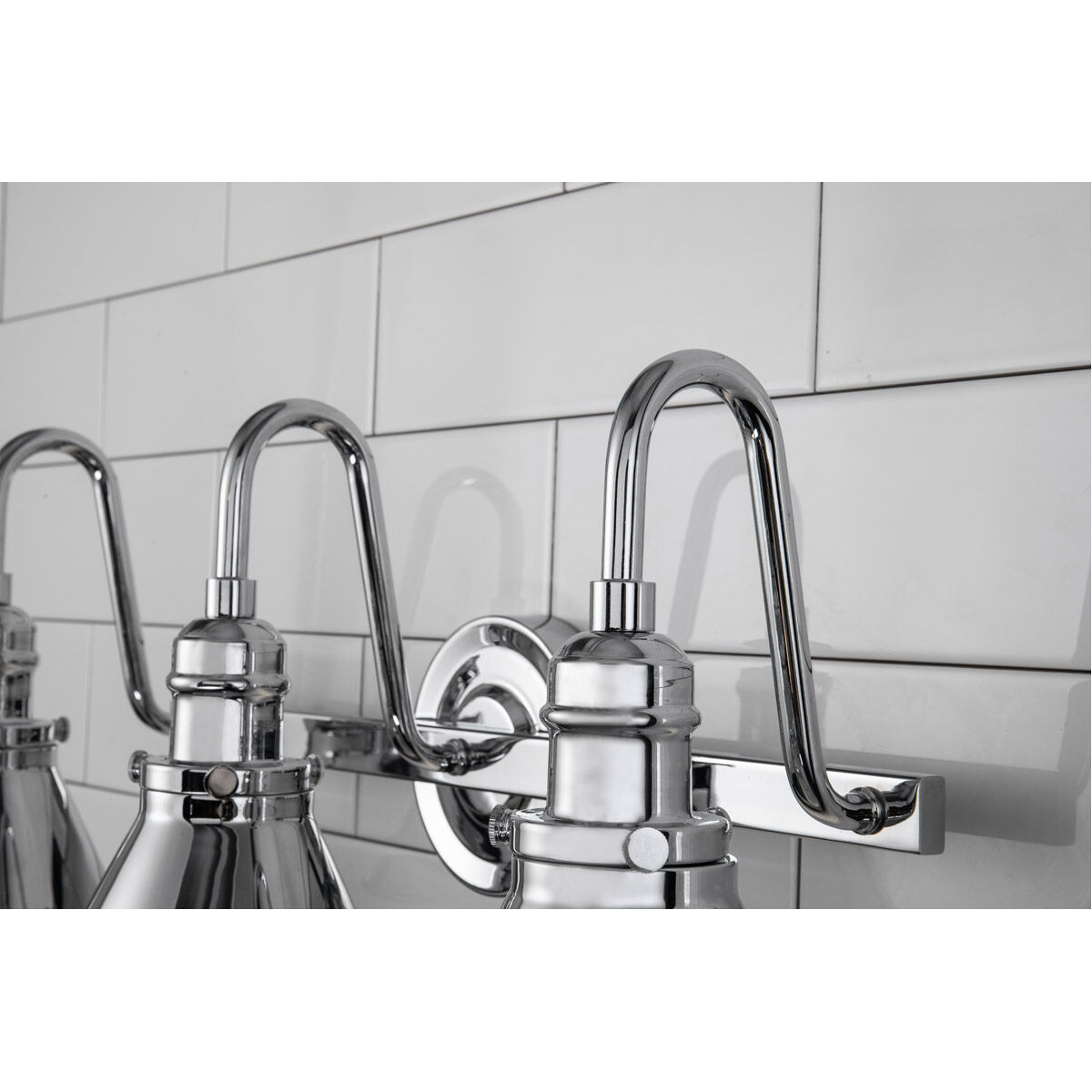 Provence 3 Light 24 inch PC Bath Light Wall Light in Polished Chrome